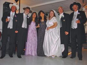 A western themed wedding at the American Legion