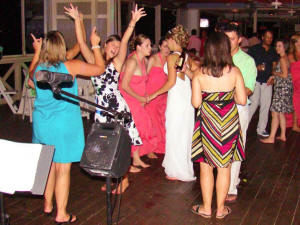 Wedding reception at Chesapeake Bay Beach Club on Kent Island Maryland