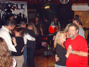 View of dance floor at Afterdeck in Pasadena Maryland