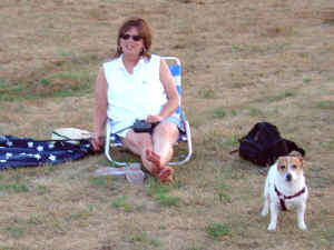 One of Oracle canine fans at the concert in Laurel