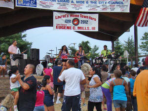 Oracle Band at City of Laurel 2012 Independence Day Concert - Laurel Lakes Maryland