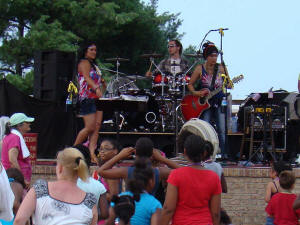 Oracle Band at City of Laurel 2012 Independence Day Concert - Laurel Lakes Maryland