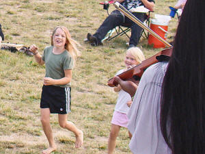 It was so much fun watching the expressions on all the little kids as they danced and listened to the band at the Laurel Independence Day celebration