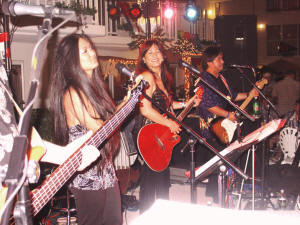 Oracle Band on stage at Chesapeake Commodore's Club Ball in Ocean City Maryland