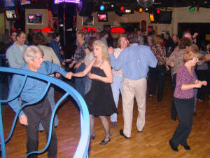 Dance floor at Oracle performance at Whispers Restaurant in Glen Burnie Md. Click for enlarged view