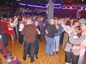 Dance floor at Oracle performance at Whispers Restaurant in Glen Burnie Md. Click for enlarged view