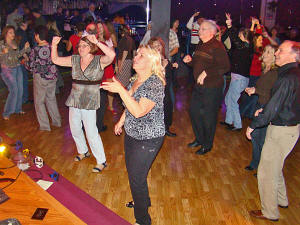 Dance floor at Oracle performance at Whispers Restaurant in Glen Burnie Md. Click for enlarged view