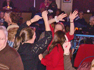 Dance floor at Oracle performance at Whispers Restaurant in Glen Burnie Md. Click for enlarged view