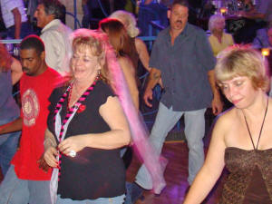 Party at Whispers Nightclub with Oracle Band. Click for enlarged view